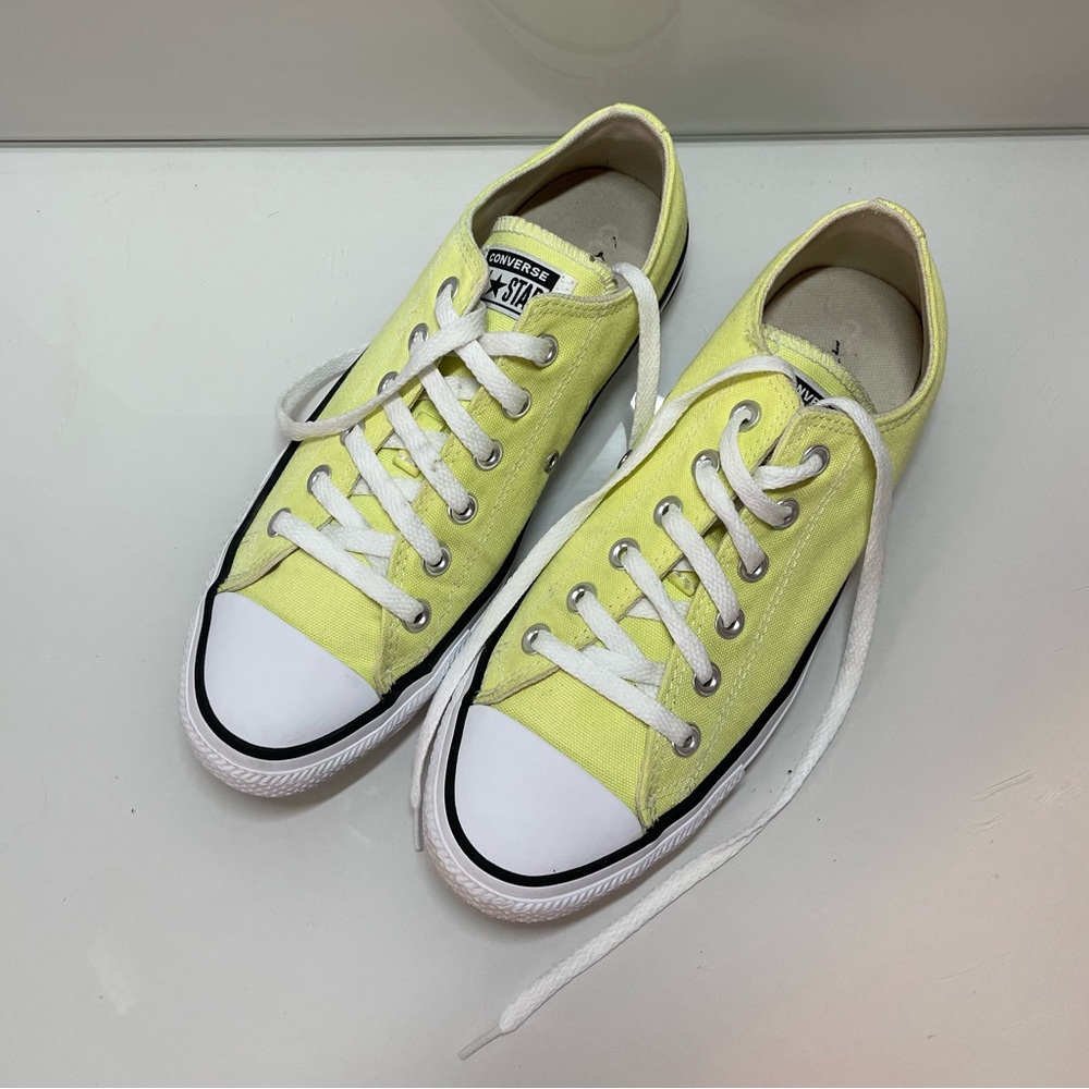 Converse Unisex CT All Star OX 170156F Yellow Casual Shoes Sneakers Size M 7 W9 - Picture 2 of 10